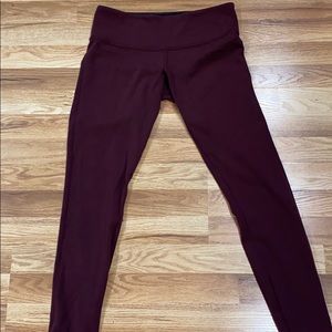 Lulu lemon wunder under leggings size 10